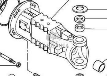 CLAAS Targo K70 Obudowa Przedniej Osi Pochwa 0003199890 00 0319 989 0