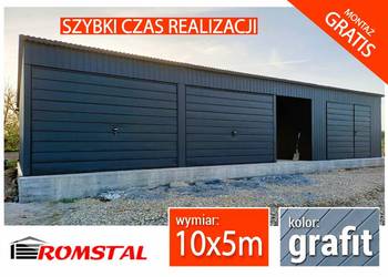 Garaż Blaszany WIATA |Magazyn - Garaże |Konstrukcja Stalowa – ROMSTAL*