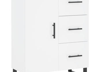 Szafka biała 695x34x90 cm materiał drewnopochodny WM-827940