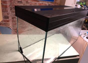 Akwarium 80x35x40 Alu pokrywa , oświetlenie 112 L