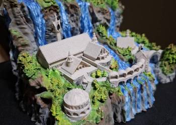 Model fantasy Rivendell Imladris makieta 3D Hobbit Władca Pierścieni