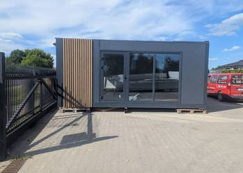 Pawilon kontenerowy, biurowy 48 m² | 3 moduły | PIR 120 mm | Gotowy