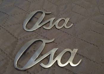 Emblemat, znaczek WFM OSA, M50, M52, M-5, logo, srebrny