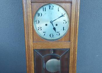 Stary zegar ścienny gabinetowy Junghans 1932r ładny sprawny film F053