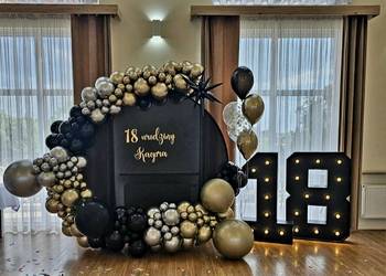 Wynajem cyfra 18 biała lub czarna