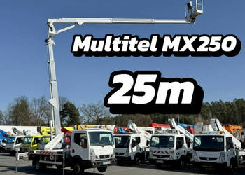 Nissan Cabstar Podnośnik Koszowy Zwyżka Multitel MX 250 UDT MZ 250 Steel V…