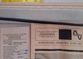 Zgrzewarka do folii PRL  ZELMECH