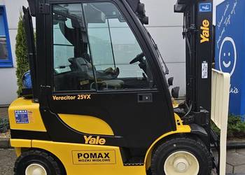 YALE GLP25VX niski przebieg: 3544 h automat, przesuw boczny, minidźwignie, YALE GLP25VX niski przebieg: 3544 h automat, przesuw boczny, minidźwignie,
