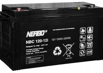 Akumulator do łodzi silnik elektryczny 120Ah NBC 120-12i