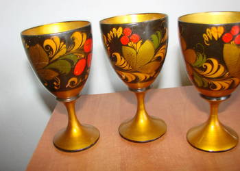 Chochłoma kielich dekoracyjny
