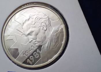 Stare monety 1000 dinarów 1981 Jugosławia srebro