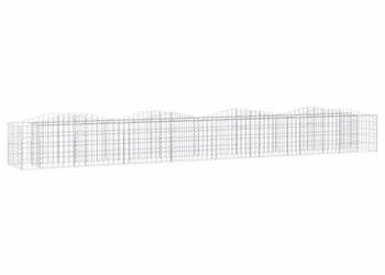 Łukowaty kosz gabionowy 400x50x50 cm galwanizowane żelazo WM-153543