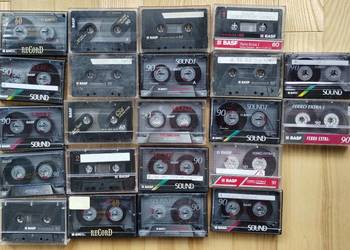 Kasety magnetowidowe używane pakiet 22 sztuki basf