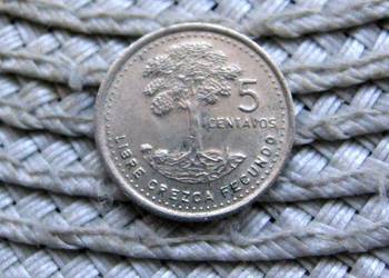 Gwatemala 5 Centavos 1988r