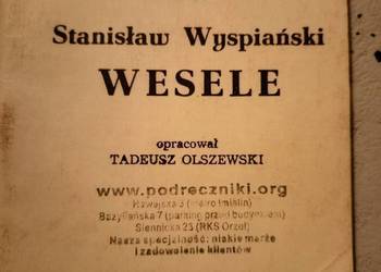 Wesele Wyspiańskiego przewodnik po lekturach księgarnia Prag