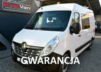 Renault Master średniak 6 osobowy L2H2 brygadówka doka