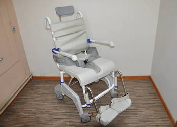 Aquatec Ocean ERGO Vip Wózek WC toaletowy KĄPIELOWY krzeslo faktura