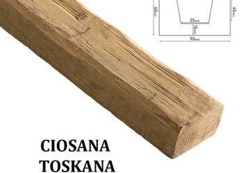 Belka Rustykalna Ciosana 9x6 cm TOSKANA