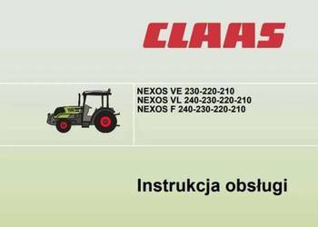 Instrukcja obsługi Claas NEXOS VE F VL 240 / 230 / 220 / 210