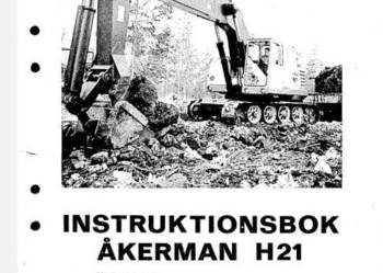 Volvo Akerman H21 H14b instrukcja obsługi PL