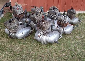 silnik wsk 125 ładne z kolekcji motorynka wsk romet shl mz wfm 10 sztuk