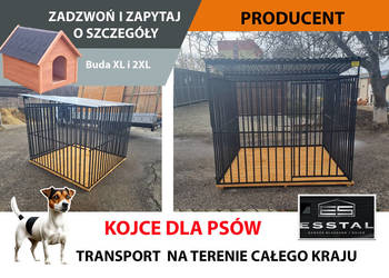 Kojec dla Psa 2x2 , Kojce - Dowolne Wymiary - DLA PSA  - ESSTAL