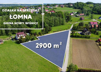 Działka budowlana 2900 m² | ŁOMNA | Nowy Wiśnicz