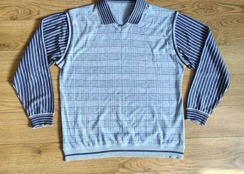 Sweter serek polo lekki długi rękaw