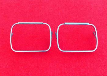 Ramki reflektorów z daszkiem Fiat 126p 126 ST nierdzewka z PRL