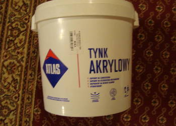 Tynku akrylowey baza N15 biała 25 kg Atlas nowy