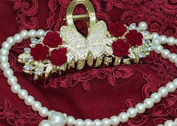 Stylowa wygodna mocna klamra na bogato