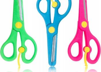 DEALKITS BEZPIECZNE NOŻYCZKI DLA DZIECI 3 SZTUKI
