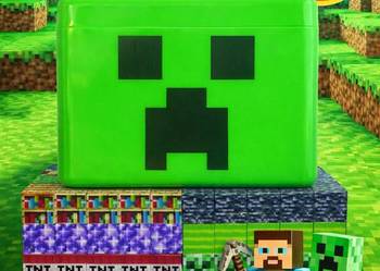 Klocki Magnetyczne 200 szt. Pudełko Minecraft Figurki Prezent Zabawka Stem