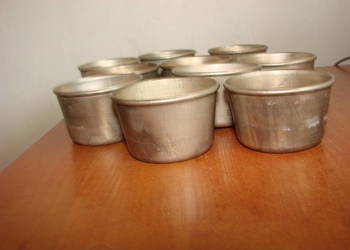 małe aluminiowe foremki/miseczki