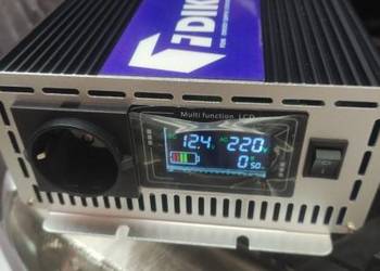 Falownik przetwornica 5000W 12V na 220V - Czysta Sinusoida mocny.