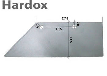 Lemiesz 16 cali 300ha HARDOX 3352021/L SB43L do pługa LEMKEN