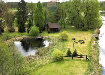 Działka 2300 m² z linią brzegową rzeki / Mazury