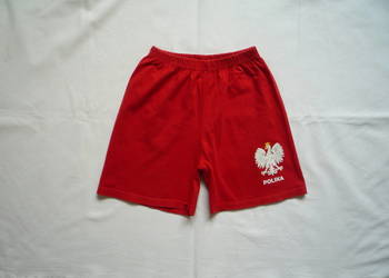Szorty 122 Krótkie Spodenki Czerwone Orzełek Polska