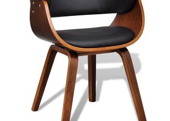 vidaXL Krzesła stołowe, 2 szt., gięte drewno i sztuczna skóra(SKU:270546)