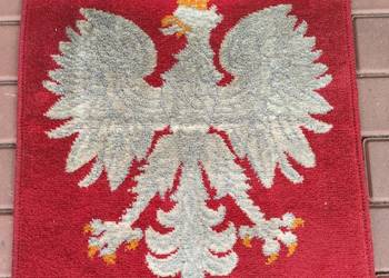 Kilim Orzeł Godło INTERIOL stary PRL 1955 rok
