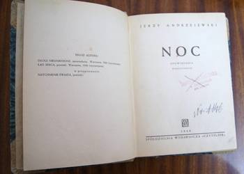 Jerzy Andrzejewski - Noc - 1946