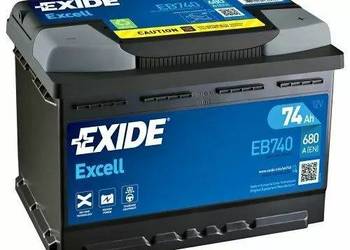 Akumulator 74Ah 680A Exide Excell / DARMOWY DOWÓZ