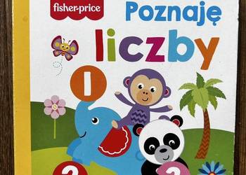 Twarda książeczka z liczbami Fisher Price książeczka dla niemowlaka