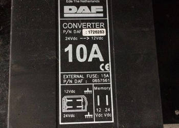 Przetwornica DAF 1726283 Converter 10A