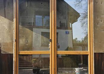 Drzwi tarasowe podwójne veka