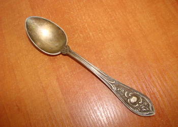 łyżeczka do cukru, sygnowany plater