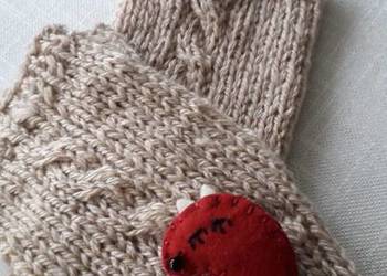 Mitenki- rękawiczki robione na drutach