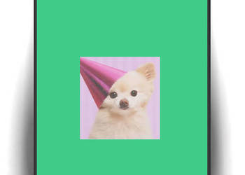 śmieszny plakat z psem, chihuahua plakat A4, pies plakat