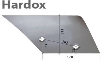 Odkładnia przedpłużka HARDOX Z2335603/P do pługa VOGEL NOOT