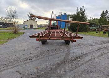 Przyczepa do balotów bel słomy siana 10 t